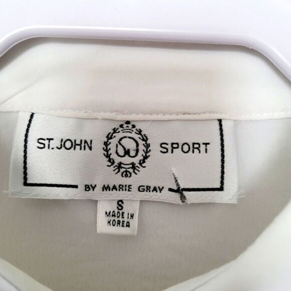 FINAL SALEđˇST.âJOHNâSPORTâwhite ButtonâdownâtopâsizeâS - Picture 6 of 14